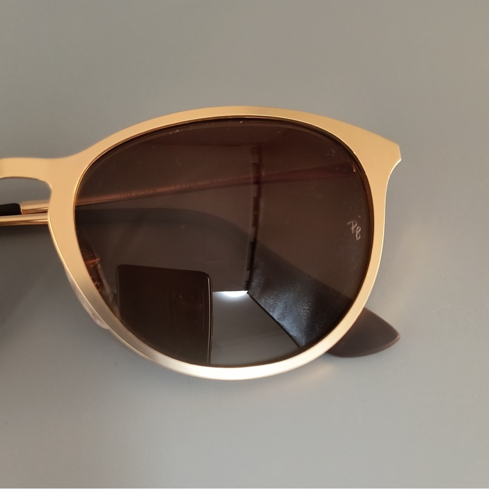 Ray-Ban Women's Beige Frame Brown Lens Sunglasses - Picture 5 of 16